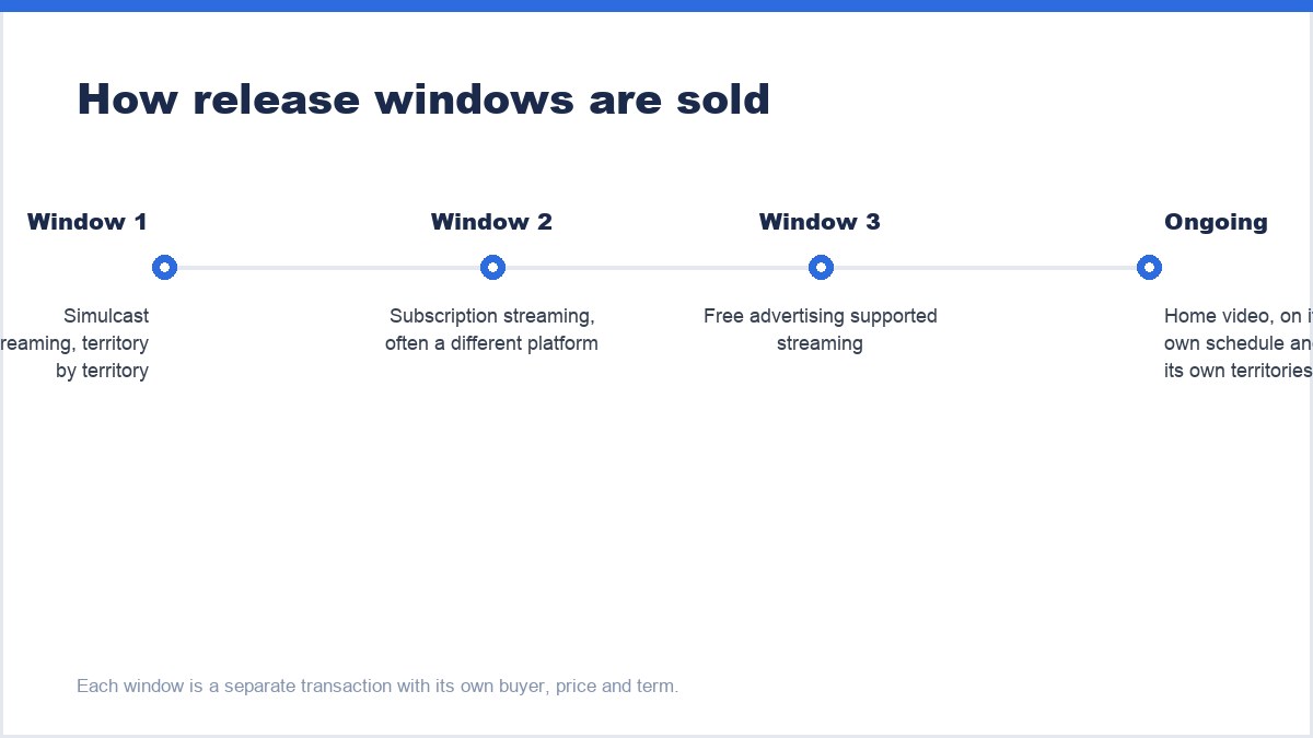 How release windows are sold