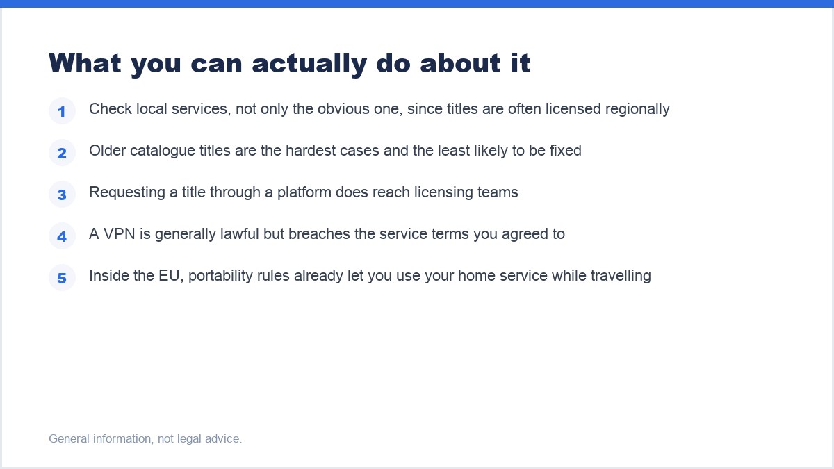 What you can actually do about it